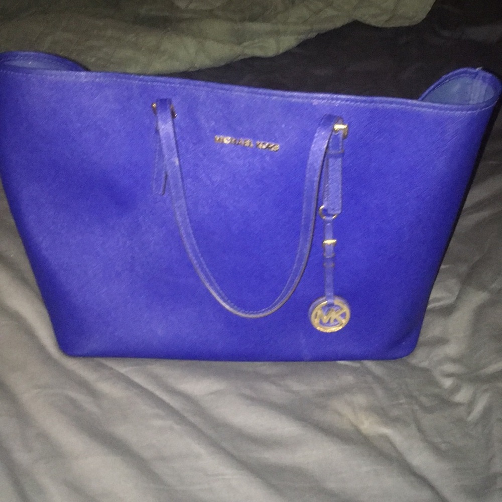 Bold Navy Blue Michael Kors Handbag